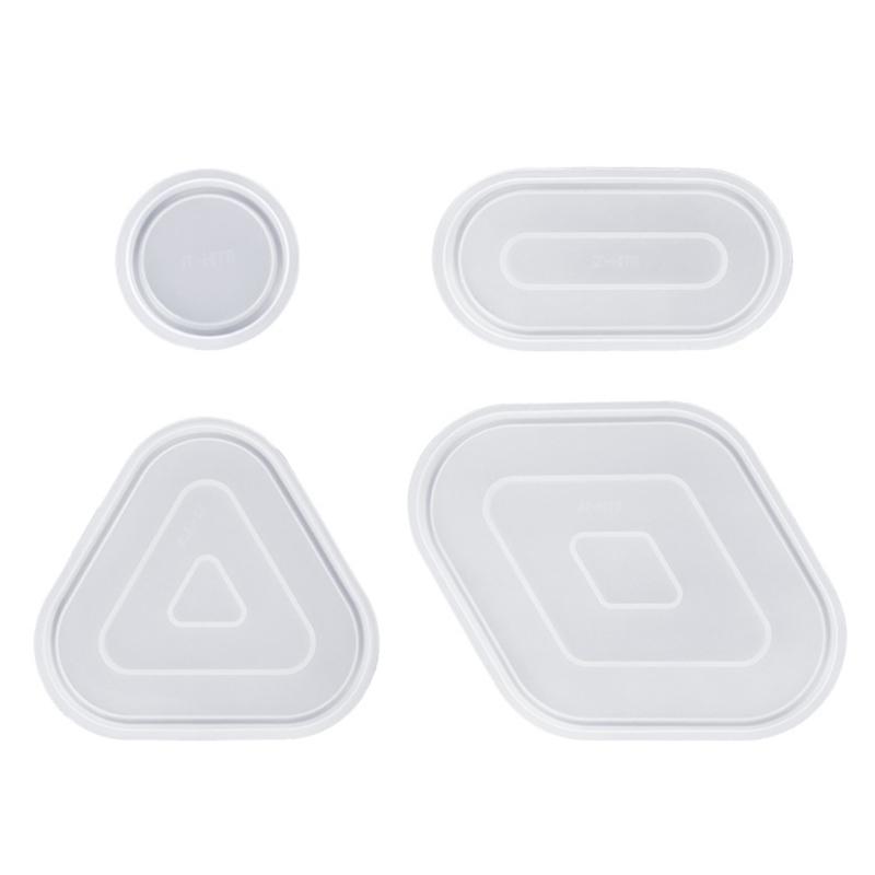 

Large Geometric Sturdy Silicone Resin Mold for Epoxy Castes Jewelry Dishes Tray Making Creative Craft Supplies Projects