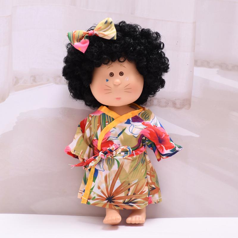 Spain Mia Potato Doll 24cm Clothes - Printed Kimono Dress-up Set