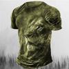 Men's Graphic Animal T shirt Retro Shirts Short Sleeve T shirt 3D Print Crew Neck Shirt Vintage Fashion Designer Outdoor Daily Sports Dark