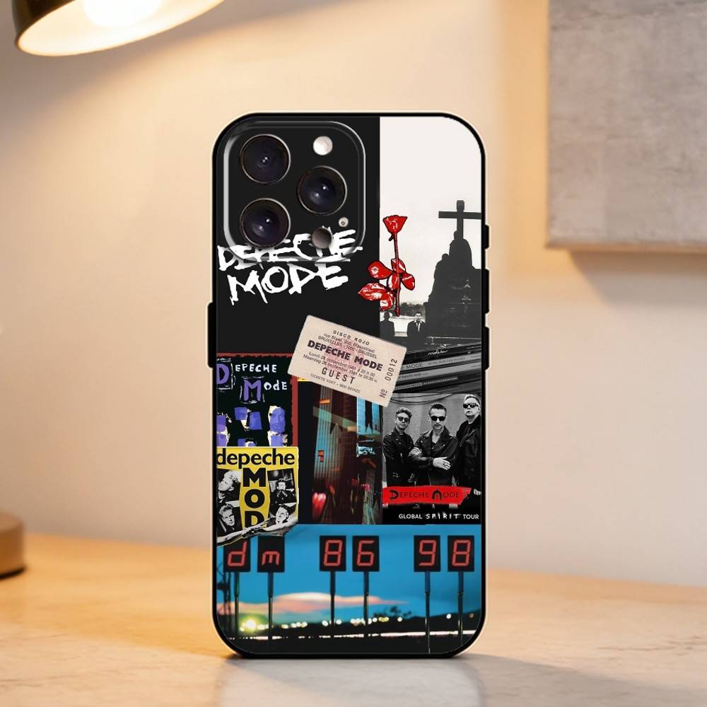 D-Depeche ROCK Band Mode    Phone Case For iPhone 17,16,15,14,13,12,11 Plus,Pro Max,XS,Soft Silicone Black Cover