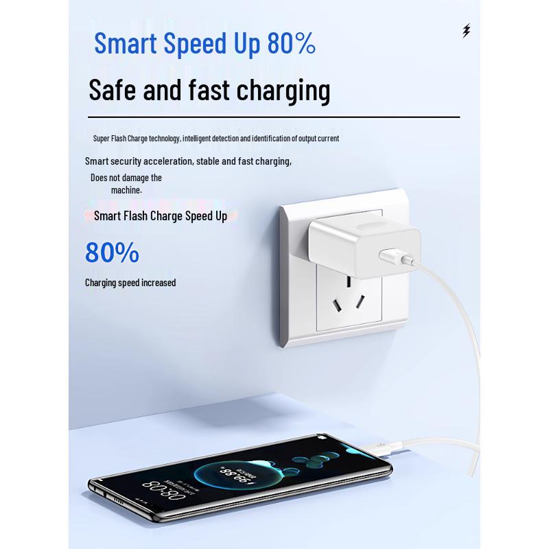 Super Flash Charge W: Compatible with Huawei Honor 66W Fast Charger for Mate 6, P7, P5 Pro, Nova 9/8.