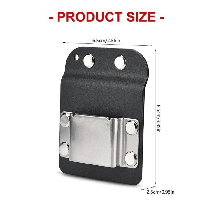 Multipurpose Tool Belt Clip With Tape Measure Holders And Hook Nylon Nonrust Steel Tool Accessories For Easy Access