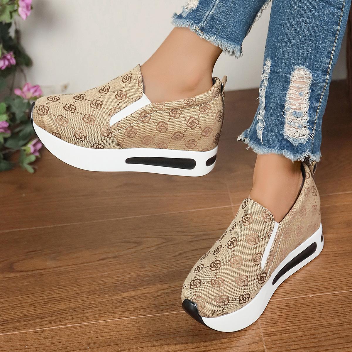 

Модные кружевные балетки на платформе Женская спортивная обувь Сетчатые дышащие кроссовки Летние новые Повседневные сандалии Беговые Пляжные Рокерские Танцевальные туфли 42 бежевый