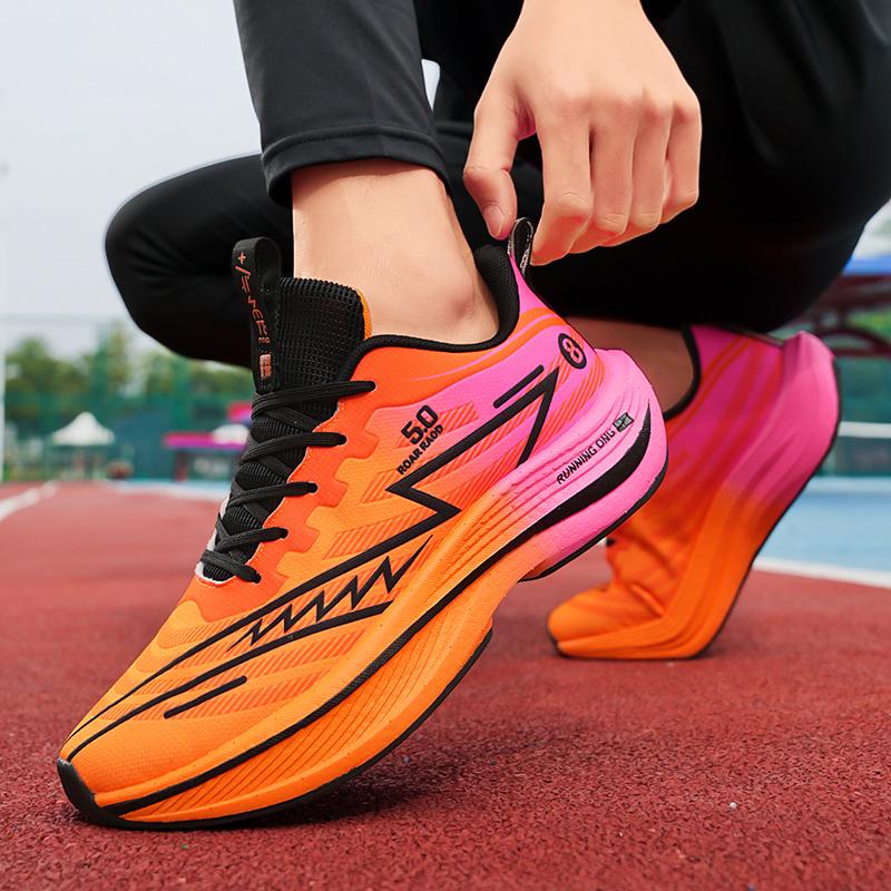 New casual sports shoes men's four season fashion breathable comfortable versatile thick sole wear-resistant casual sports shoes