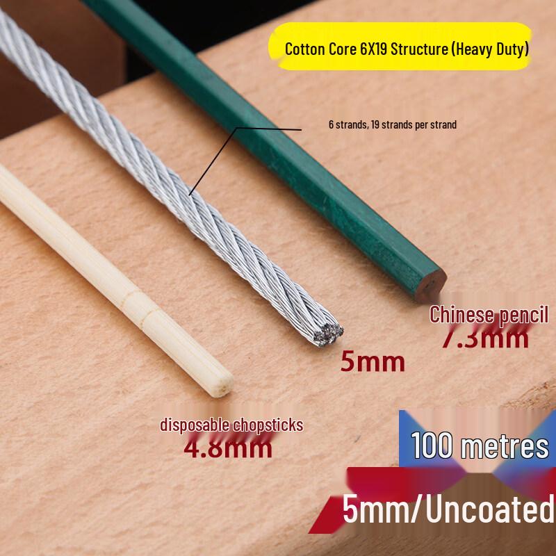 Heavy Duty Galvanized Steel Wire Rope Kit