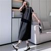 2024 Spring/Summer Plus Size Women's Embroidered Loose Cotton Dress
