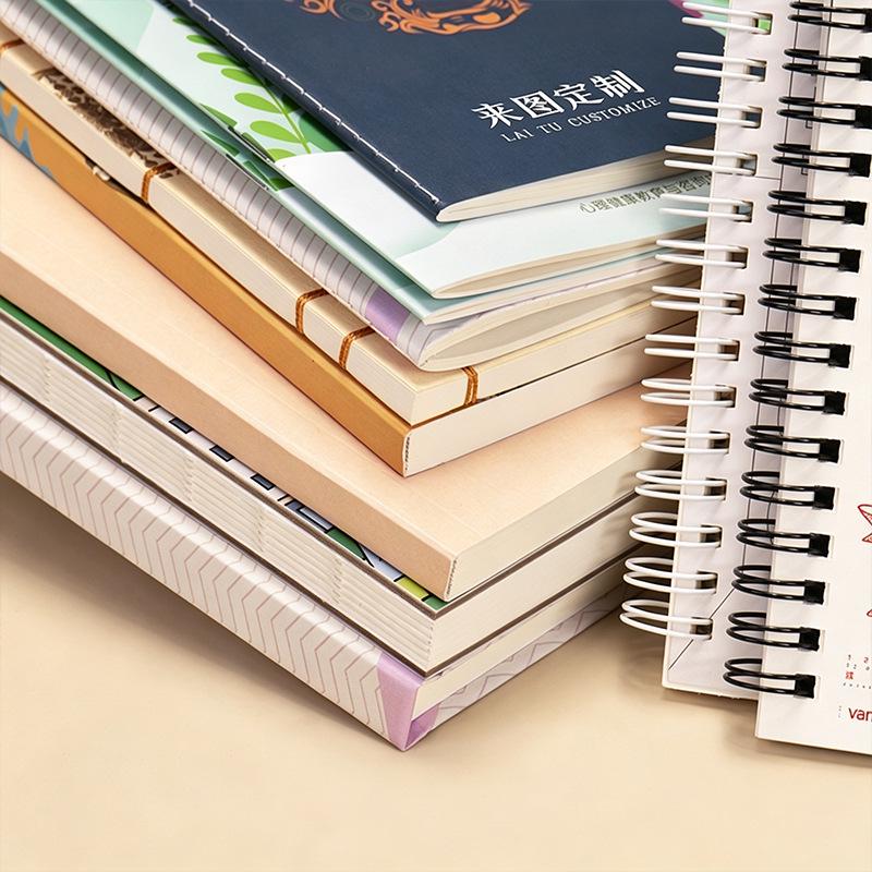 A5B5 Custom Solid Color Notebook with Printable Logo - Thick Pages for Business Diary or Office Use