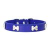 Pet Collar Bone Jewelry Adjustable Wear-resistant Fashion Dog Leather Leash