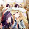 Marin Kitagawa Bedding Set Single Twin Full Queen King Size Bed Set Adult Kid Bedroom Duvetcover Sets Anime Parure De Lit Bed