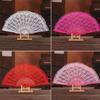 Ladies Folding Lace Hand Fan Wholesale Personalized Fans Of Old Wedding Decor For Home Decoration Ornament Dance Accessories