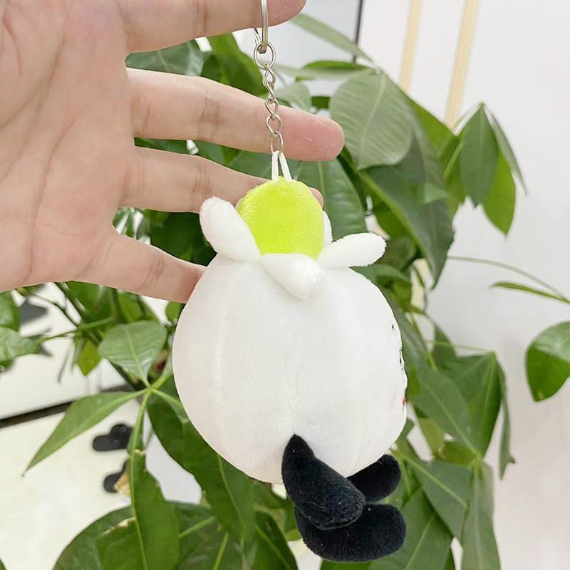 Cute Vegetable Plush Plush Toy Keychain Unique Backpack Charm With Fur Short