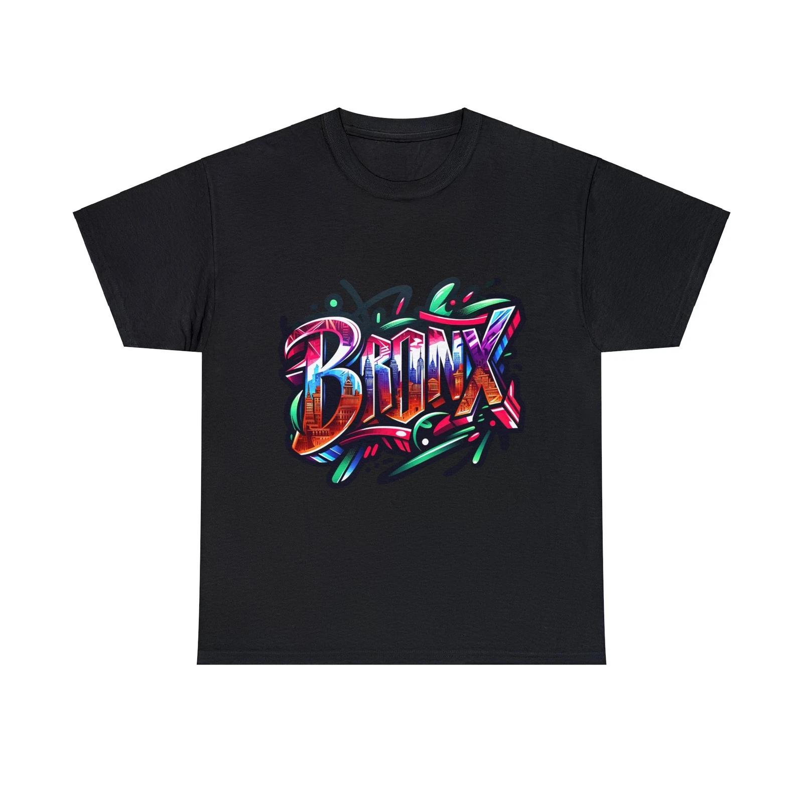 Bronx New York Graffiti Graphic Tee Shirt, S-5XL 4XL
