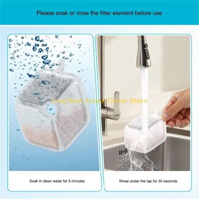 92MF Ersatzfilterkartuschen Mehrschichtfiltration Katzenwasserbrunnen Filter Premium Filtrationssystem Zubehör