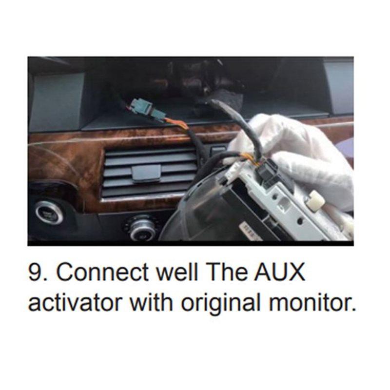 Car Radio Auxiliary Adapter For BMW 5 Series Seires E60 E61 E63 E64 CCC System 2002-2009 Special Aux Activator