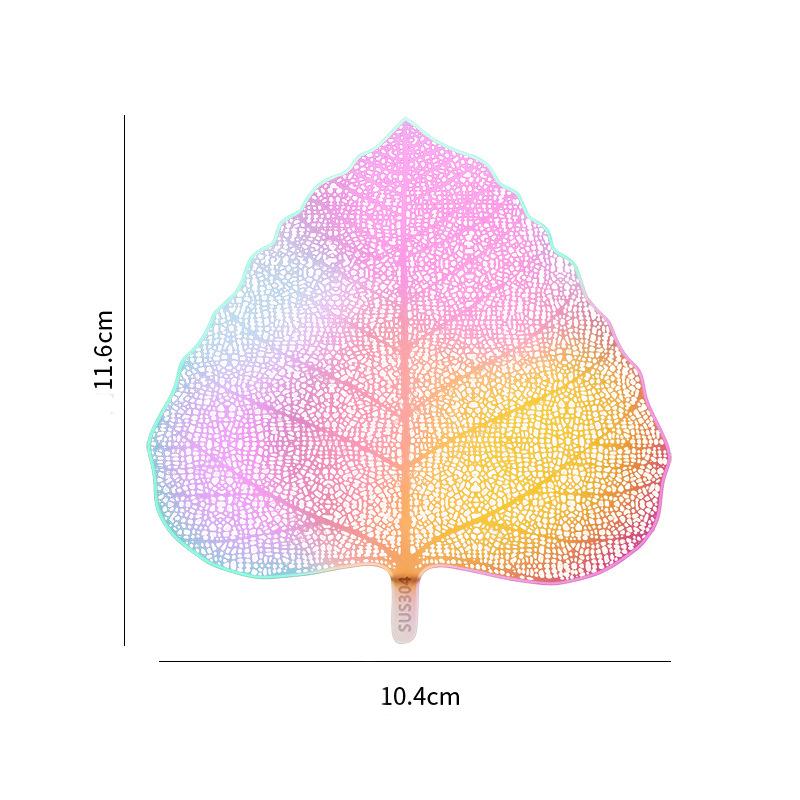 304 Stainless Steel Tea Steeper 5pcs/set Unique Bodhi Leaf Design Tea Infuser Multi-purpose Strainer for Loose Tea and Coffee