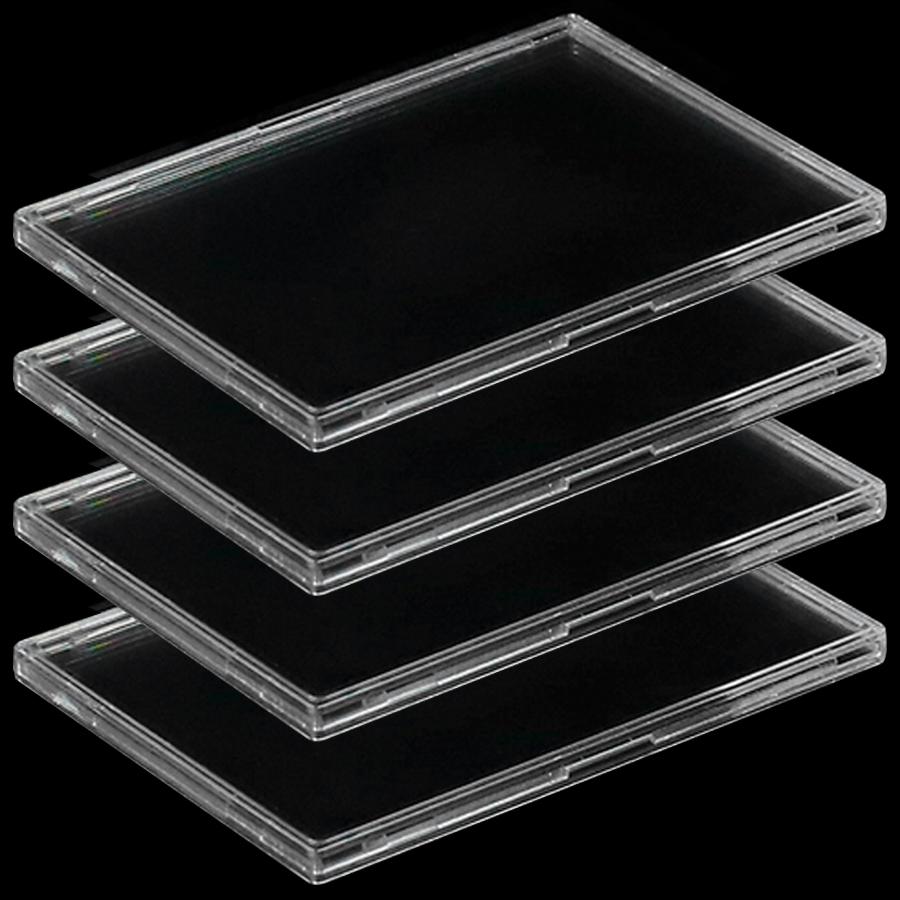 

4/9pcs Hard Acrylic Transparent Card Storage Box Star Card Collection Accessories Toploader Sleeves Clear Rigid Protectors