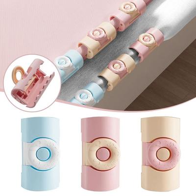 6 Stück Haushalt Donutform Bettlaken Fixierclip Nadelos Rutschfest Bettlakenhalter Bettlakenbefestigung Bettlaken Sicherung