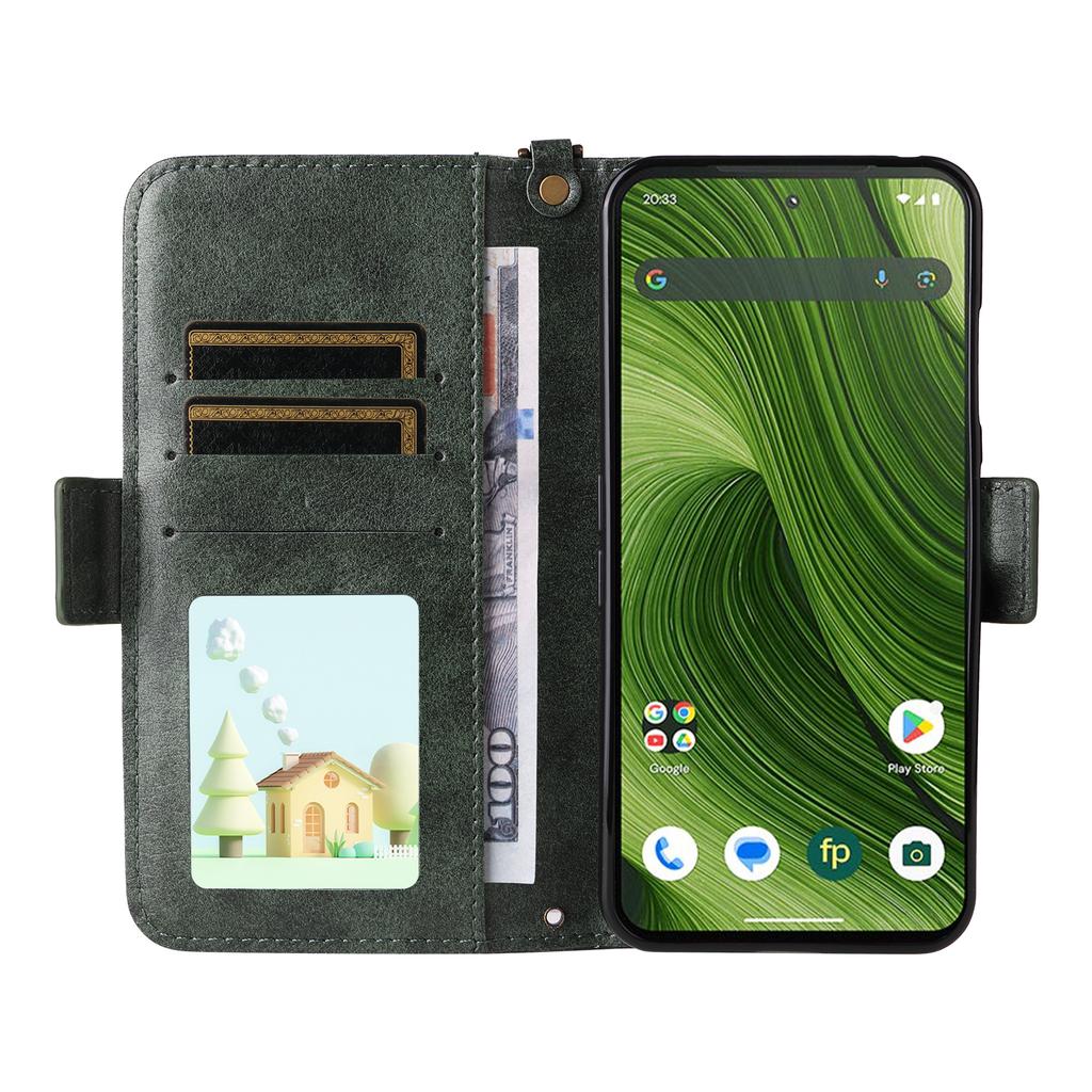 Pro Fairphone 6 Kožené pouzdro Magnetické zavírání Peněženka Stojánek Kryt na telefon s popruhem crossbody