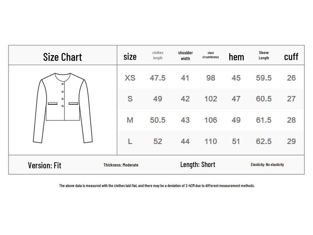 PEACEBIRD Women's Round Neck Short Jacket