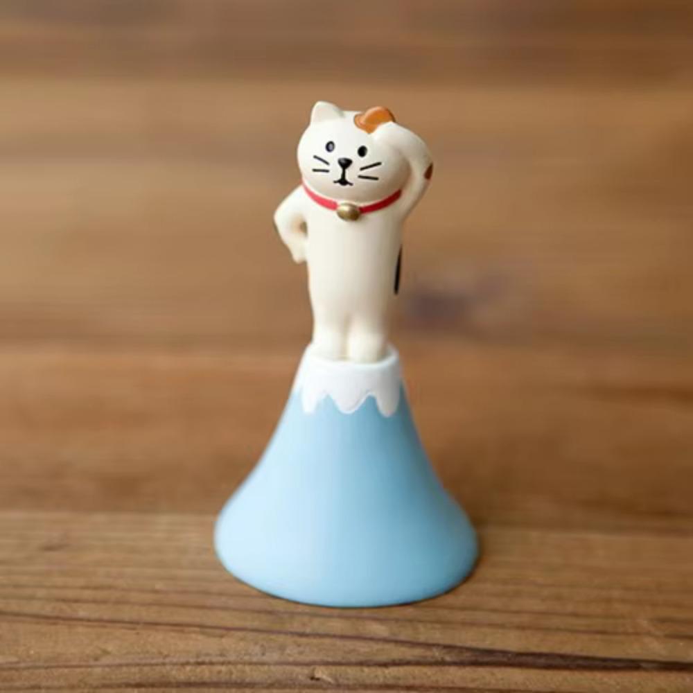 

Cartoon Watermelon Cat Ornament Cute Car Animal Ornament Funny Cat Statue Office