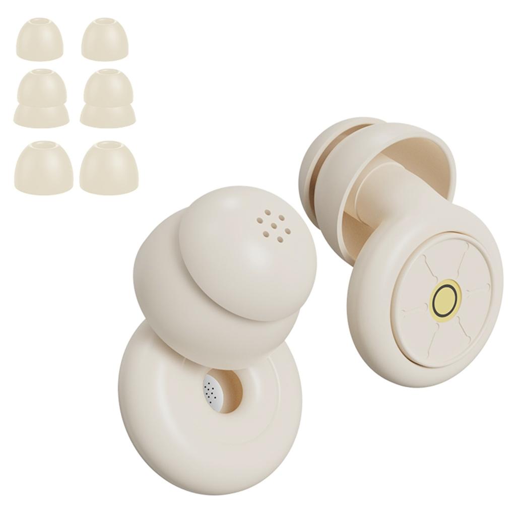 Ear Plugs for Sleeping Noise Cancelling 50dB, Noise Earplugs for sleep,Reusable Silicone Earplugs Strong Sound Insulation