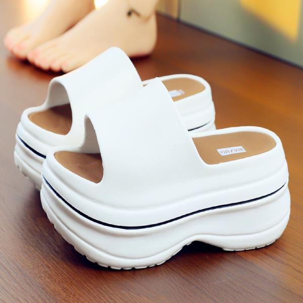 Mode Hausschuhe Plateau Hausschuhe Slides Massage Sommer Flache Schuhe Frau 2025 Hausschuhe Flaches Plateau Sommer Massage