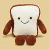 Egg Hamburger Toast Tart Plush Toy Soft Stuffed Doll Desk Decor Creative Gift