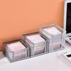 Office Supplies Storage Box Metal Mesh Desktop Sticky Note Box 6Cm
