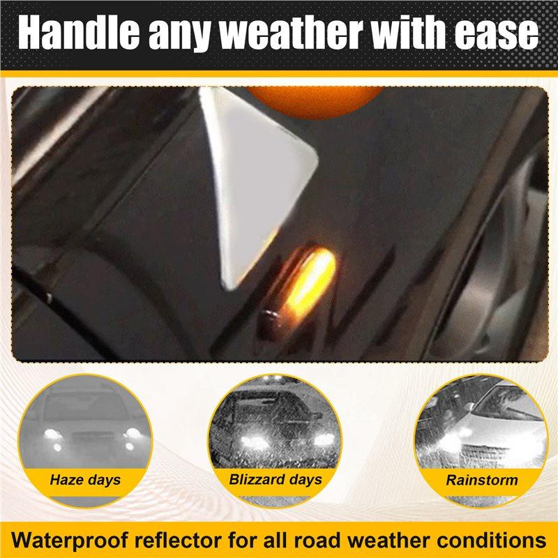 For Fiat Bravo II MK2 198 2006-2016 LED Turn Signal Lamp Dynamic Indicator Side Marker Light