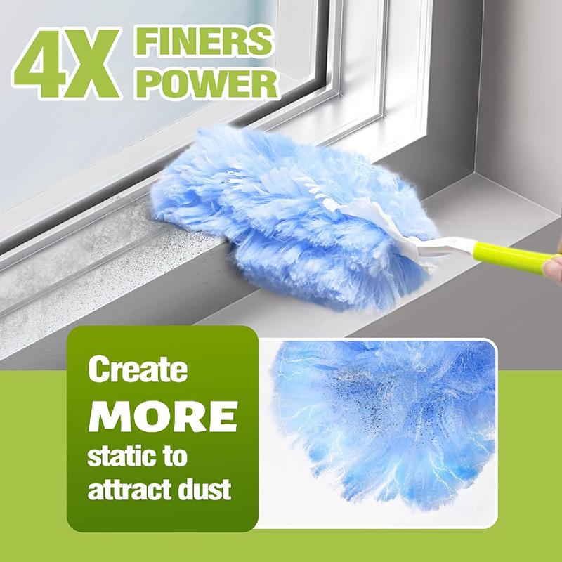 Double Sided Dust Duster 2/50 Pcs Lightweight Efficient Spider Web Remover for Office School High Place Large Cleans