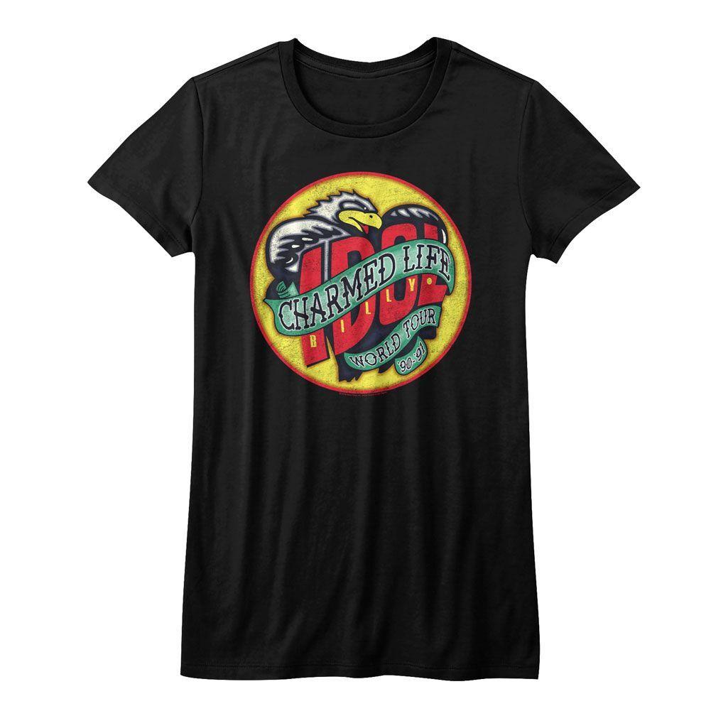 

Ladies Billy Idol Charmed Life Music T-shirt Tops Tees Men s Women s Unisex L