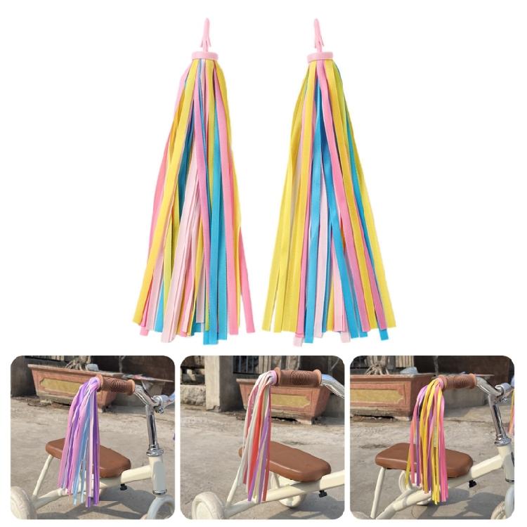 2pcs Eye Catching Bicycles Streamers Ribbon Kids Scooters Accessories Tassels Commuters Bike Accessories