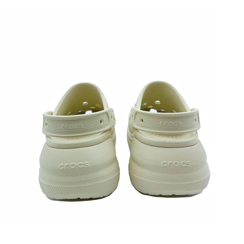 Crocs Crush Clog Cheese Butterfly Beach Leisure Travel Niche Cute EVA Hole Shoes Unisex White