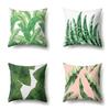 Polyester Pillowcase Nordic Plant Ins Style Flower Print Peach Leather Velvet Pillowcase