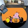 Barbapapa,Round Area Rug,Carpet Rug for Living Room Bedroom Sofa Playroom Decor,Non-slip Floor Mat