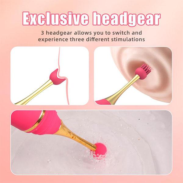 Sexuální hračka pro ženy s vibračním perem pro orgasmus Výkonný stimulátor vibračního klitorisu a bodu G Dámské sexuální hračky Masturbace Zboží pro dospělé