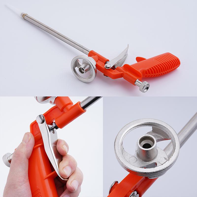 Foaming Jet Glue Gun Metal Polyurethane Trigger Sprayer Pump Sealant Caulking Tool for House Renovation Foam Expanding Spray Gun
