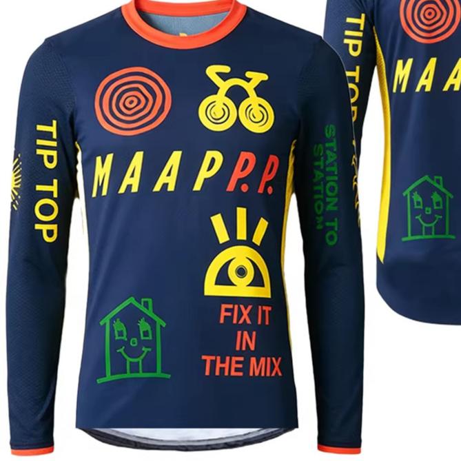 MTB Geländefahrrad Trikot Mountainbike Speed Down Trikot Schnelltrocknendes Trikot Motorrad Rennsport Trikot Sweatshirt Jers