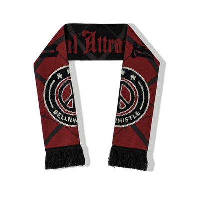 Cord. FATAL ATTRACTION REVERS KNIT MUFFLER_BK