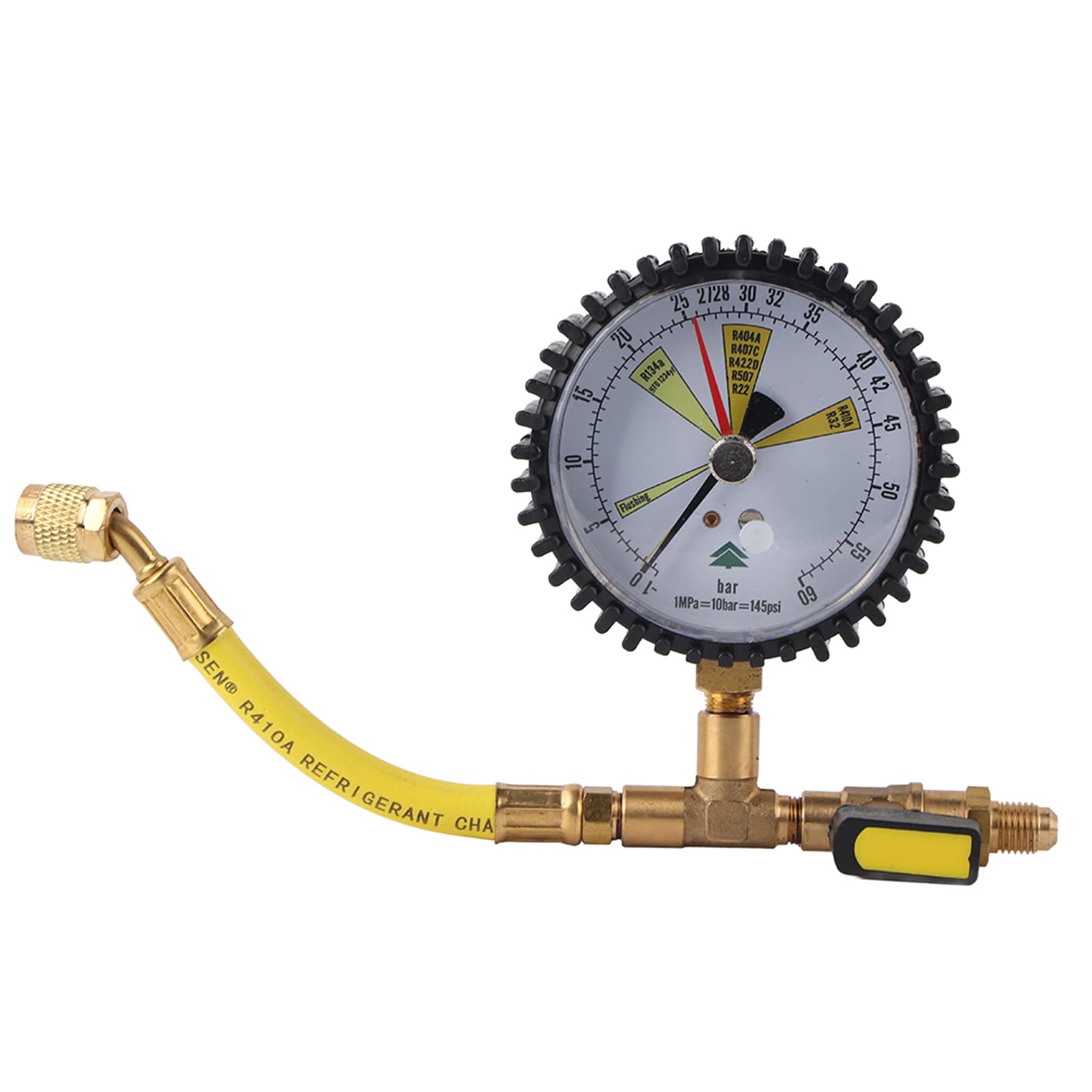 

Yosoo Pressure Nitrogen Gas Regulator for and R410A Refrigeration Air and Central Air Pressure Test Gauge, R134a, R22, R407C, Systems, Conditioners,