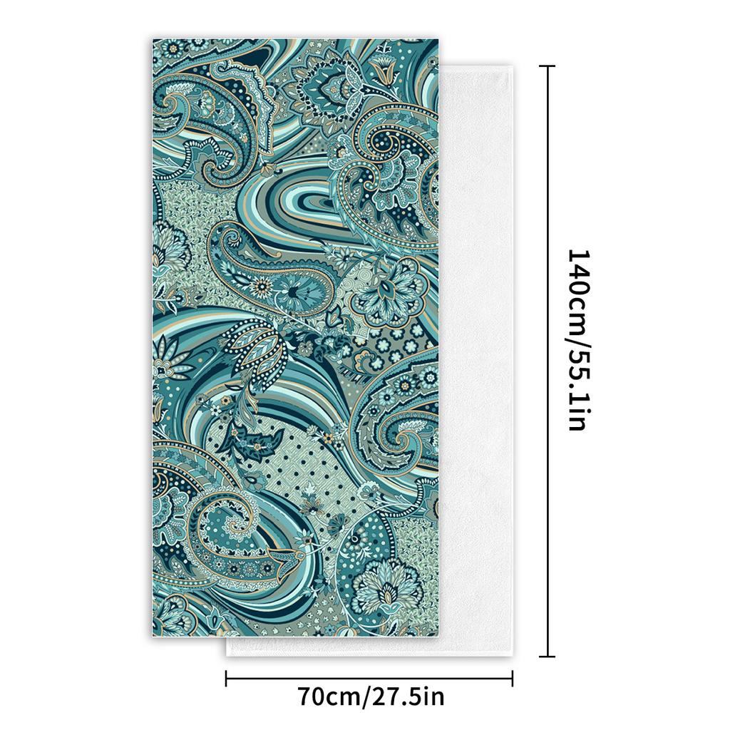 INS Wind Microfiber Square Beach Towel Absorbent Bath Towel Europe and The United States Foreign Trade Towels