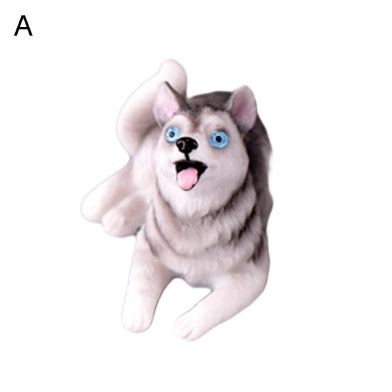 

Смола Моделирование Хаски Собака Фигурка Животного Миниатюрный Сказочный Сад Бонсай Декор A