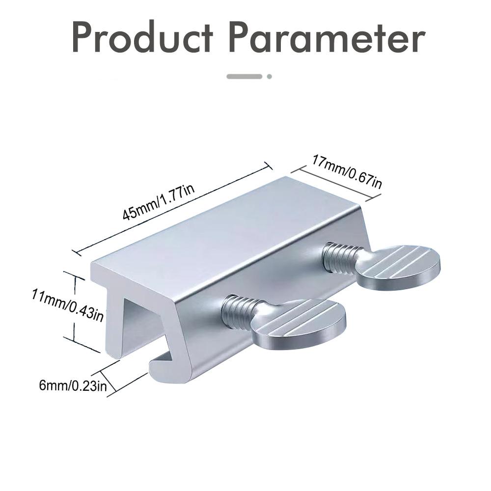 Adjustable Security Window Lock Aluminum Alloy Door Frame Safety Lock Free Punch Window Limit Stop Locks for Child Home Bedroom