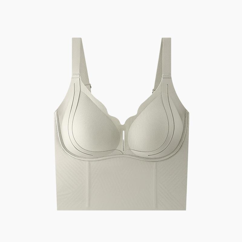 No need to wear underwear, 2-in-1 beautiful back bra, gathering and lifting, comfortable and breathable, can be worn externally, shapewear vest