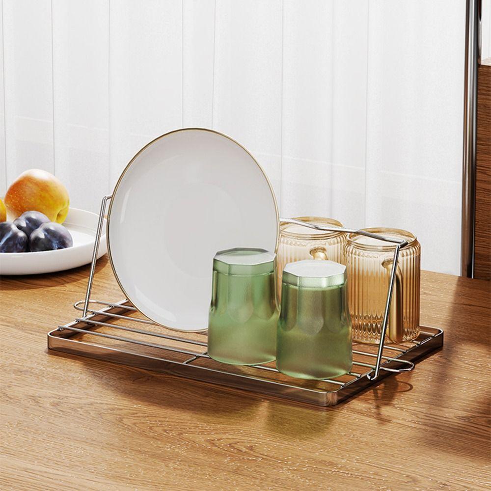Creative Tumbler Drying Rack Adjustable Utensil Drainer Rack Dish Drying Rack  Kitchen Use
