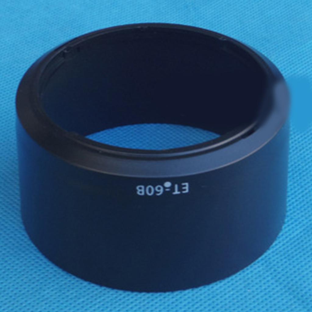 Reversible Lens Cover Caps ET-60B Lens Hood Dustproof Lens Protector for Canon RF-S 55-210 F5-7.1 IS STM Lens Repair