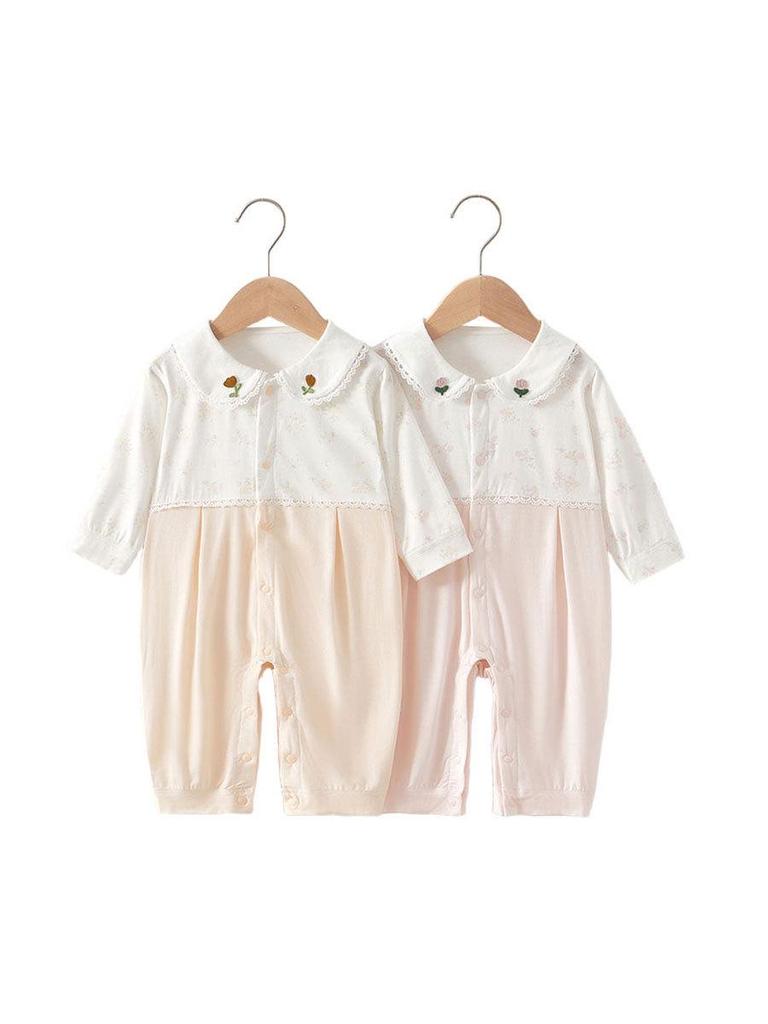 Dream Garden Unisex Summer Cotton Baby Bodysuit - Newborn & Toddler Outfit