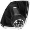 VW Golf IV 98-05 Black Gear Shift Knob with Gaiter & Chrome Frame