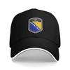 Bosnia Flag Symbol Sun Baseball Cap Summer Casual Trucker Hat For Unisex Women Running Hippie Baseball Caps