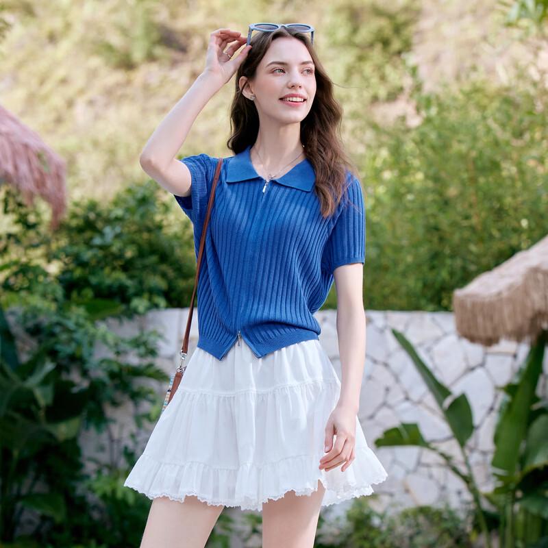 Betu Women's Short Sleeve Knit Cardigan